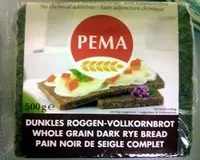 Sokerin määrä sisällä Pain noir de seigle complet