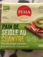Sokerin määrä sisällä Pain de seigle au Chanvre