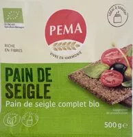 Sokerin määrä sisällä Pain de seigle complet bio