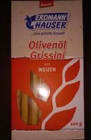 Suhkru kogus sees Olivenöl Grissini aus Weizen