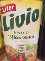 चीनी की मात्रा Livio Klassik-Pflanzenöl