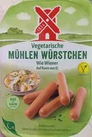 Количество сахара в Vegetarisches Würstchen wie Wiener