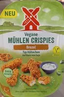 Jumlah gula yang masuk vegane Mühlen Crispies