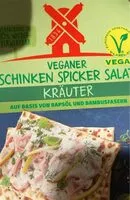 İçindeki şeker miktarı Veganer Schinkenspicker Salat
