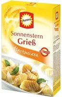 入っている砂糖の量 Mehl - Grieß - Aurora Sonnenstern Hartweizengrieß