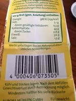 入っている砂糖の量 Backmischung Roggen Dinkelbrot