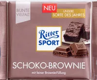 Количество сахара в Ritter Sport Schoko-Brownie