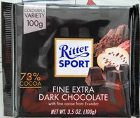 Количество сахара в Chocolat noir extra fin