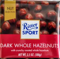 中的糖分和营养成分 Ritter sport