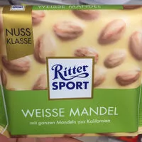 Sucre et nutriments contenus dans Ritter sport nuss klasse