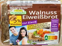 Amount of sugar in Eiweißbrot - Mestemacher - 250G