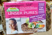 Amount of sugar in Vollkornbrot - Unser Pures