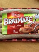 Quantité de sucre dans Bratmaxe