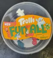 Jumlah gula yang masuk Trolli fun for all
