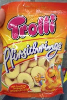 Jumlah gula yang masuk Katjes Pfirsichringe