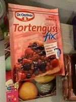 Zuckermenge drin Roter Tortenguss fix gezuckert