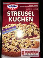 Zuckermenge drin Streusel kuchen
