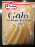 Zucker und Nährstoffe drin Dr oetcker gala