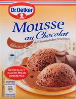 Jumlah gula yang masuk Mousse au Chocolat