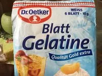 Сахар и питательные вещества в Dr oetker angebrochen