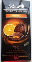 Cantidad de azúcar en Orange mousse 70%