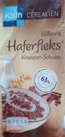 Sokerin määrä sisällä Haferfleks Schoko