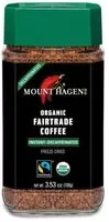 Jumlah gula yang masuk Café décaféiné biologique et équitable instantané