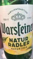 Quantité de sucre dans Warsteiner Natur Radler