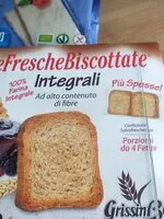 Amount of sugar in le fresche biscottate