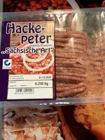 İçindeki şeker miktarı Hackepeter vom Schwein "Sächsische Art"