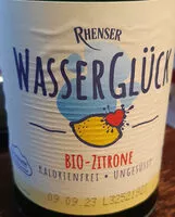 Zuckermenge drin Wasserglück - Bio-Zitrone