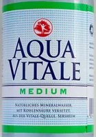 Zucker und Nährstoffe drin Aqua vitale