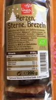 入っている砂糖の量 Herzen, Sterne, Brezeln