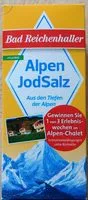 Zuckermenge drin Alpen Jod salz + Fluorid