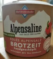 入っている砂糖の量 Edles Alpensalz Brotzeit