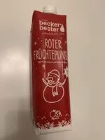 İçindeki şeker miktarı Roter Früchtepunsch