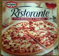 Amount of sugar in Ristorante Pizza Bolognese e fromaggi