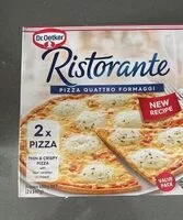 入っている砂糖の量 Pizza 4 Fromages