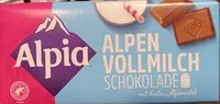 含糖量 Alpen Vollmilch Schokolade