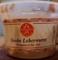 İçindeki şeker miktarı Grobe Leberwurst Pommersche Art