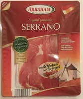 Sokerin määrä sisällä Serrano Schinken