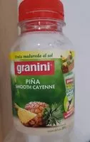 Sucre et nutriments contenus dans Granini