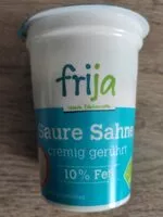 Zuckermenge drin Frija Saure Sahne