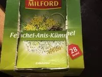 含糖量 Fenchel Anis Kümmel Tee