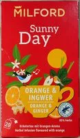 含糖量 Sunny Day - Orange & Ingwer