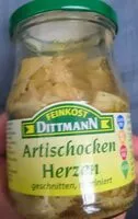 Suhkru kogus sees Artischockenherzen Geschnitten, Mariniert (feinkos...