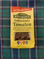 Suhkru kogus sees Getrocknete Tomaten