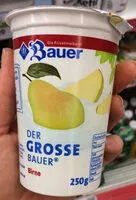 चीनी की मात्रा Bauer Yoghurt