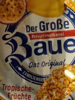 Zucker und Nährstoffe drin Die privatmolkerei bauer