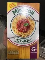 Sokerin määrä sisällä Miracoli Spaghetti Mit Tomatensauce, 634 G